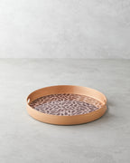 Lapis PP Tray 33 cm Brown - Gold (view 2)