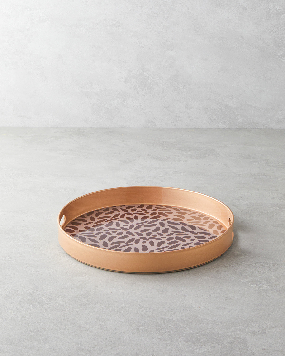Lapis PP Tray 33 cm Brown - Gold (view 2)