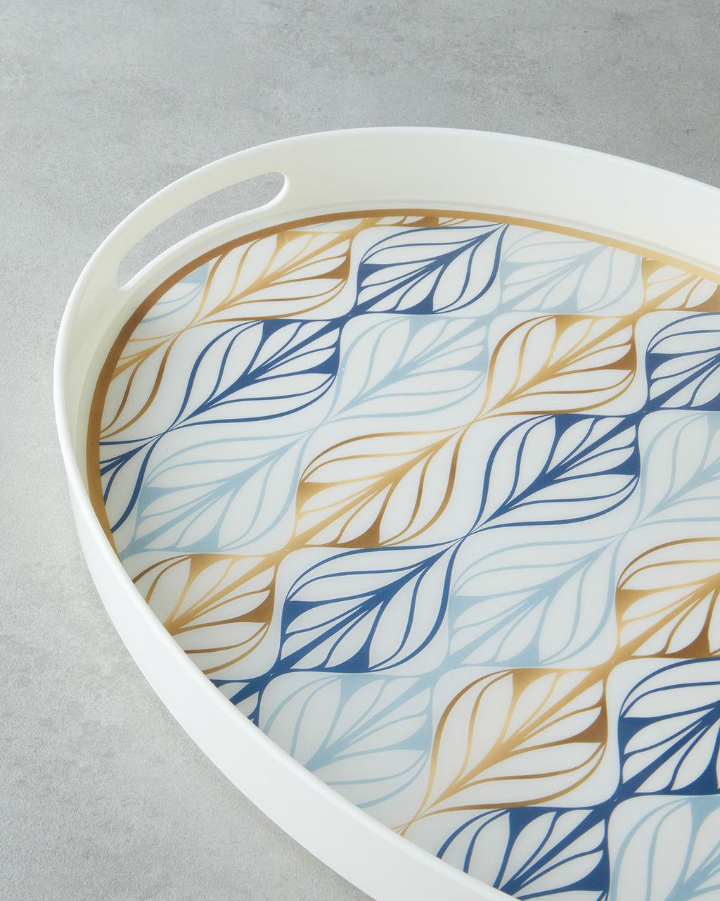 Golden Harmony PP Anti-slip Tray Navy Blue – Gold (view 3)