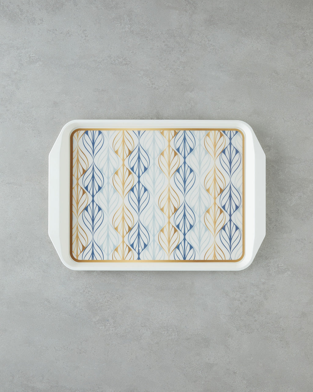 Golden Harmony PP Anti-slip Tray Navy Blue – Gold (view 4)