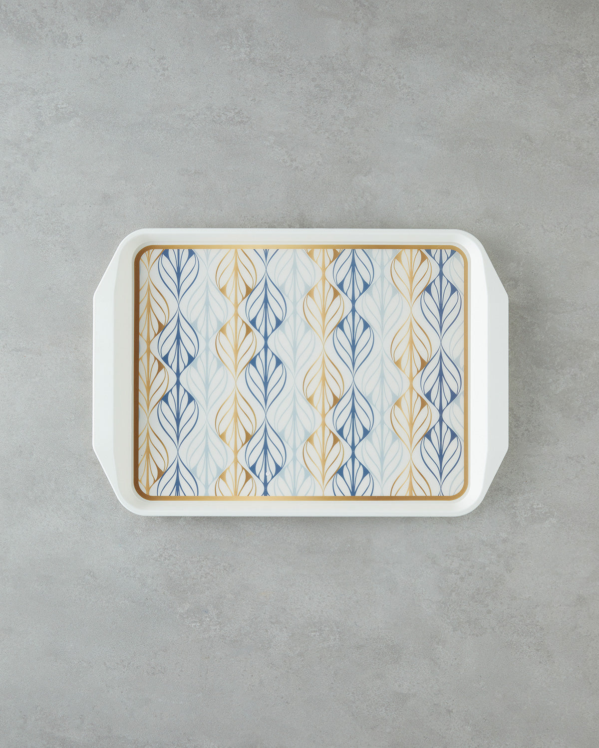 Golden Harmony PP Anti-slip Tray Navy Blue – Gold (view 4)