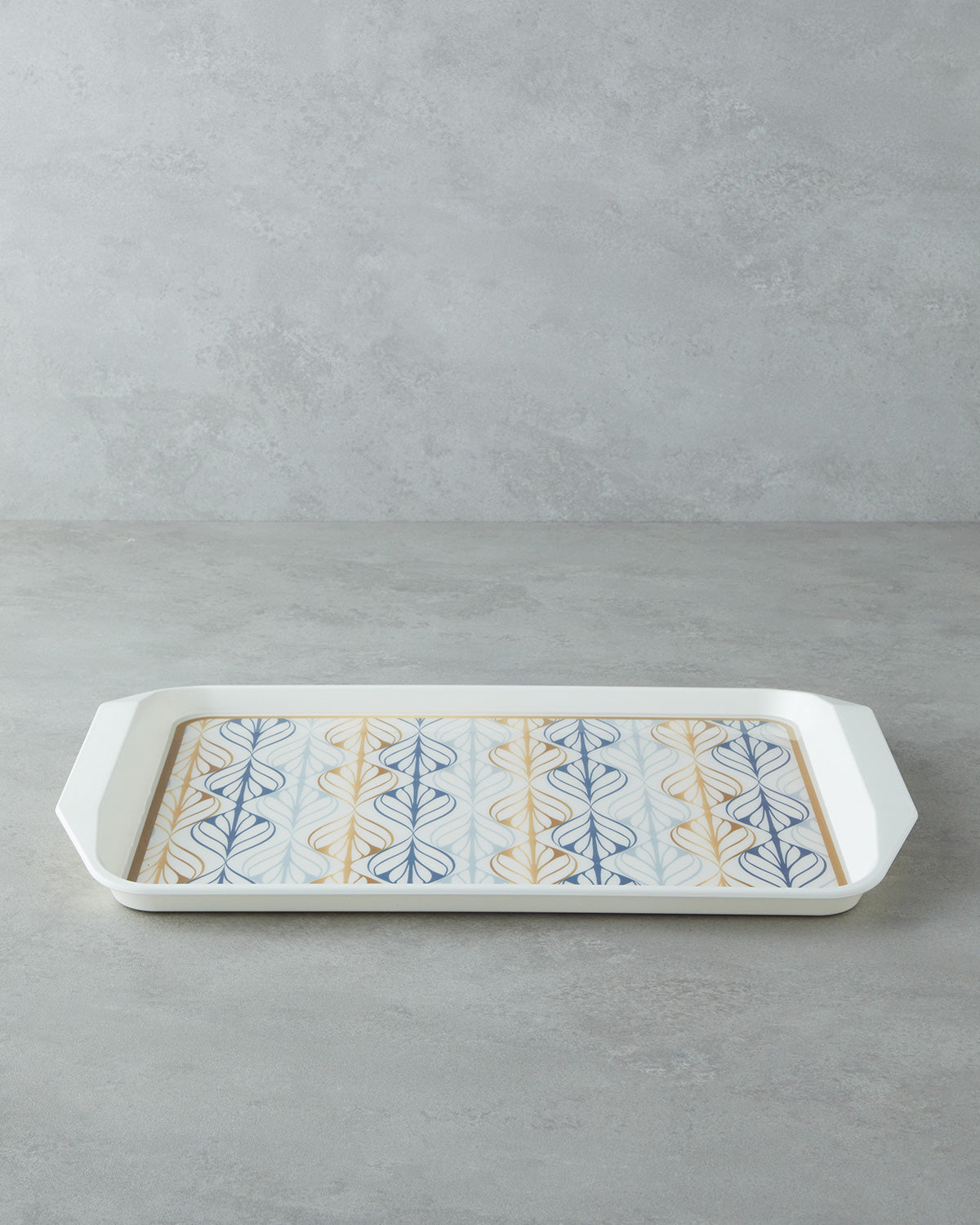 Golden Harmony PP Anti-slip Tray Navy Blue – Gold (view 5)