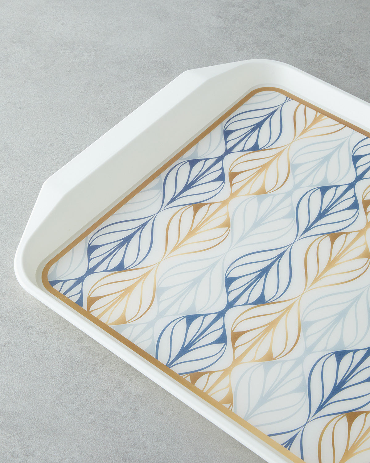 Golden Harmony PP Anti-slip Tray Navy Blue – Gold (view 6)
