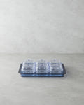 Axel Acrylic with 6 Sections Breakfast Container 25x35 cm - Blue