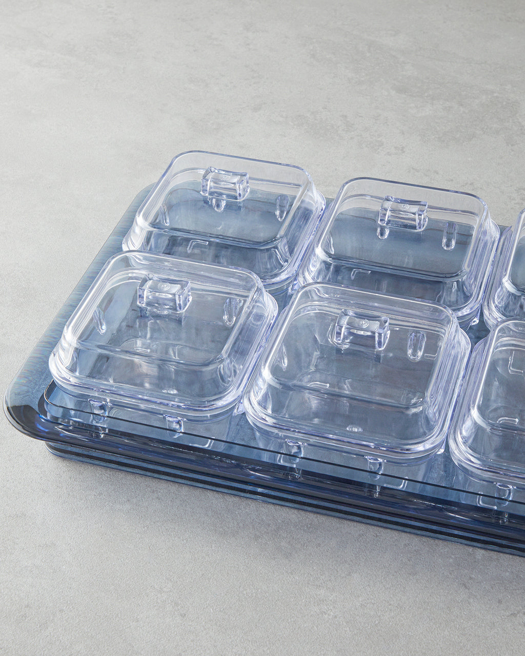 Axel Acrylic with 6 Sections Breakfast Container 25x35 cm (view 4)