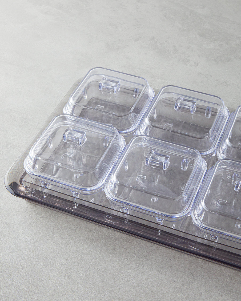 Axel Acrylic with 6 Sections Breakfast Container 25x35 cm (view 7)