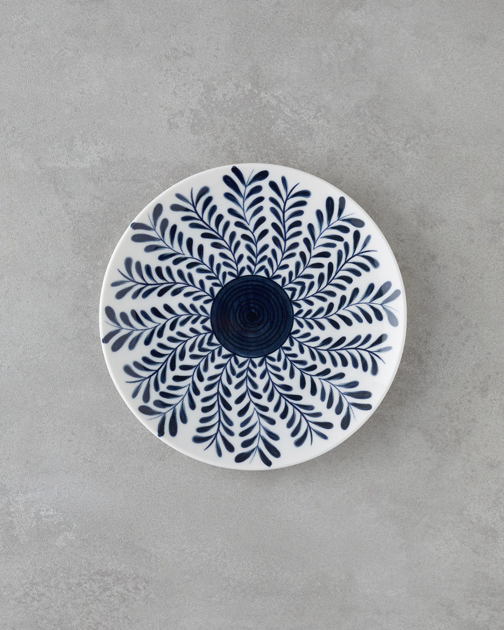 Via Porcelain 6 pcs Cake Set 21 cm White - Navy Blue (view 4)
