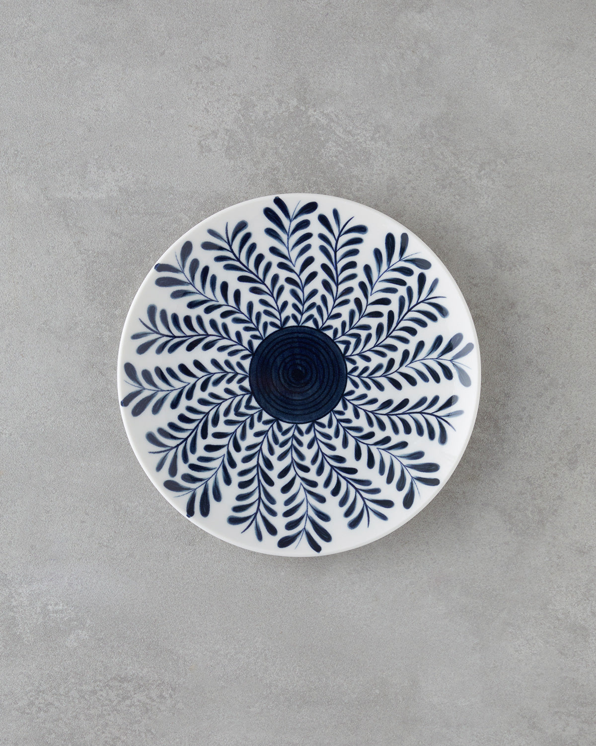 Via Porcelain 6 pcs Cake Set 21 cm White - Navy Blue (view 4)