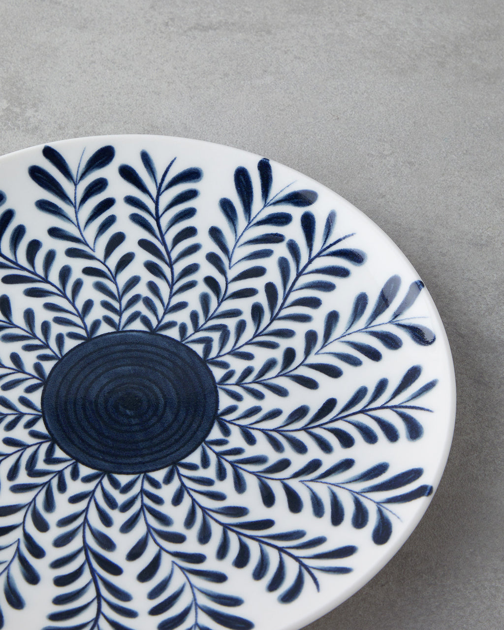 Via Porcelain 6 pcs Cake Set 21 cm White - Navy Blue (view 5)