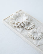 Flower Wall Accessory 17.5x5.5x34.5 cm Beige (view 2)