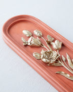 Flower Branch Wall Accessory 13.5x3x35 cm Orange (view 2)