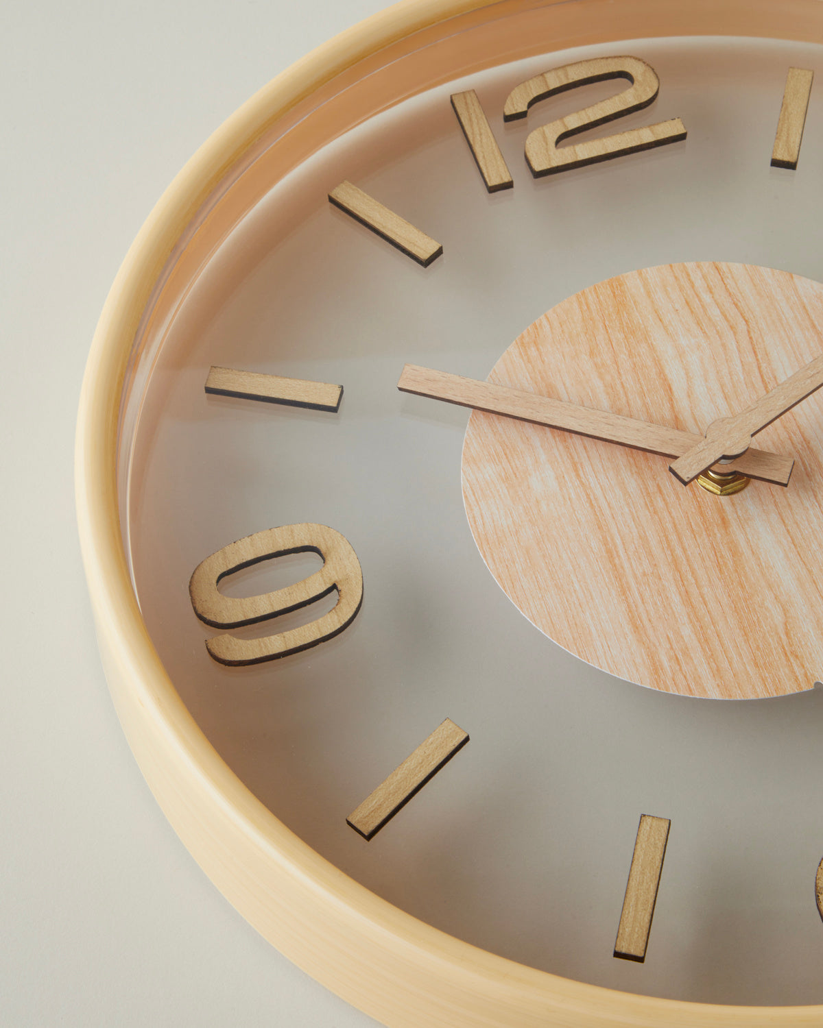 Cara Wall Clock 30 cm Cream (view 4)
