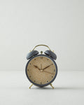 Lunel Clock 13 cm Black