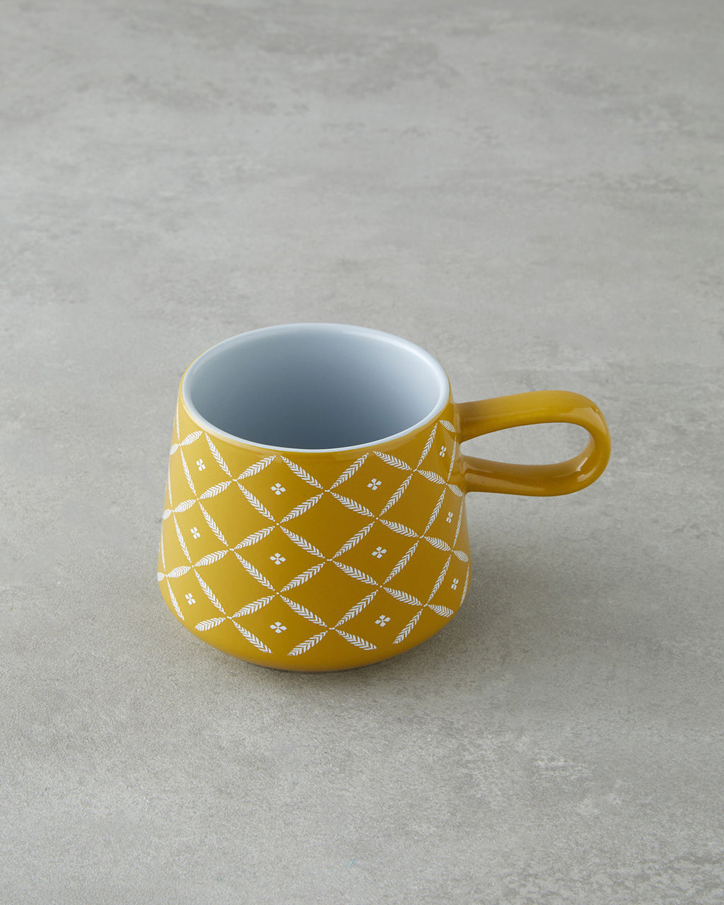 Branchy Stoneware Mug 340 ml Mustard (view 2)