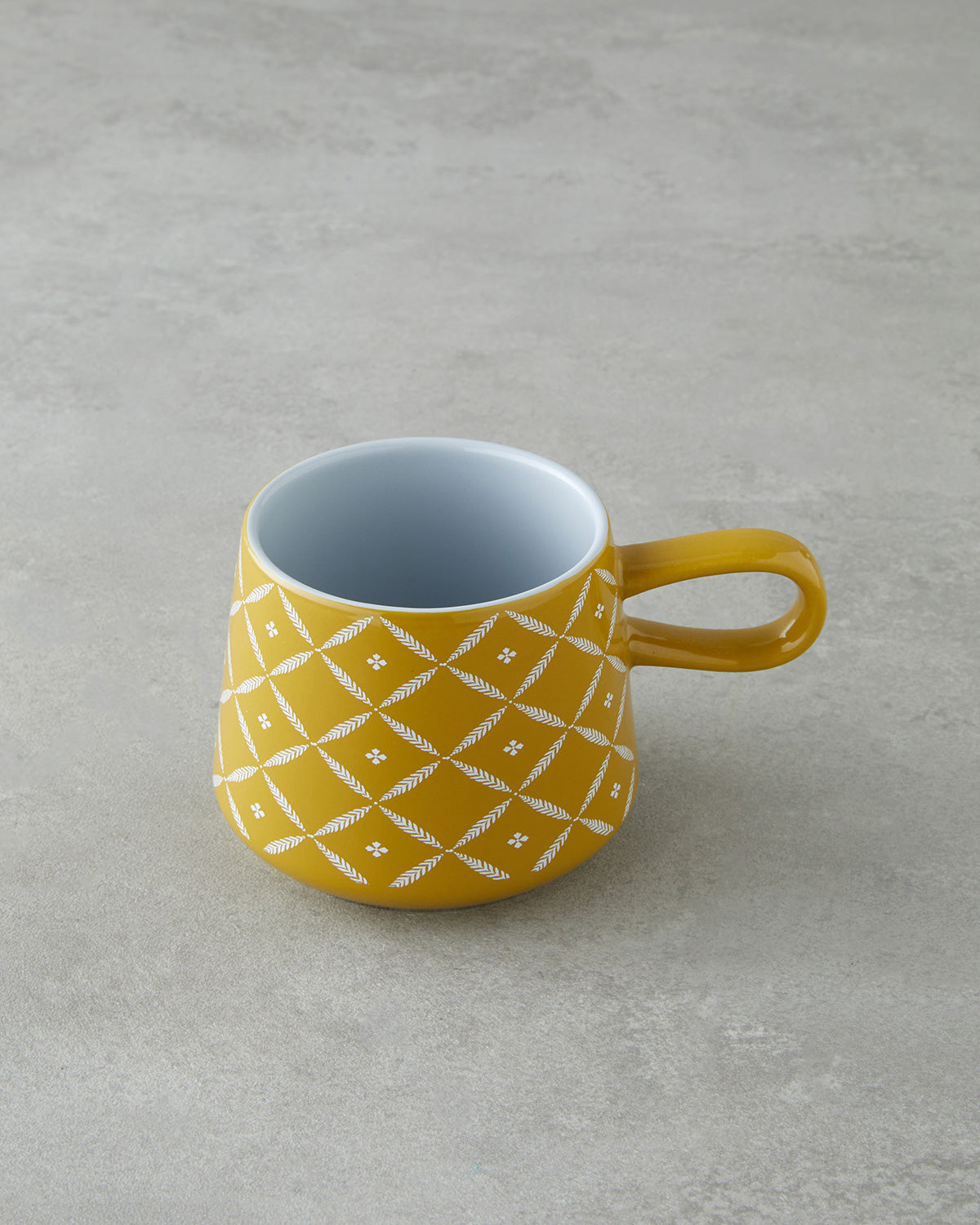 Branchy Stoneware Mug 340 ml Mustard (view 2)