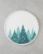 Polyester Table Mat 38 cm Green