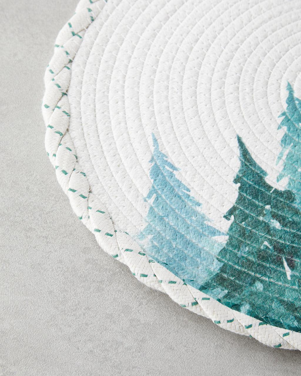 Polyester Table Mat 38 cm Green (view 2)
