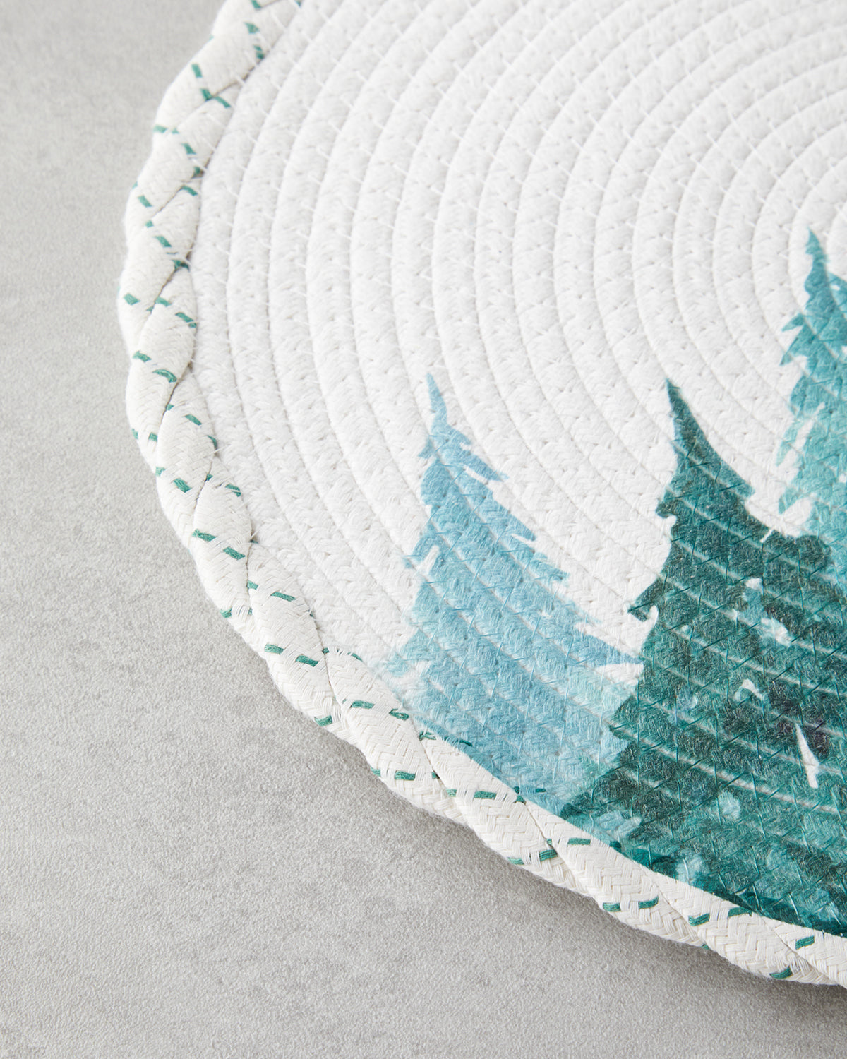 Polyester Table Mat 38 cm Green (view 2)