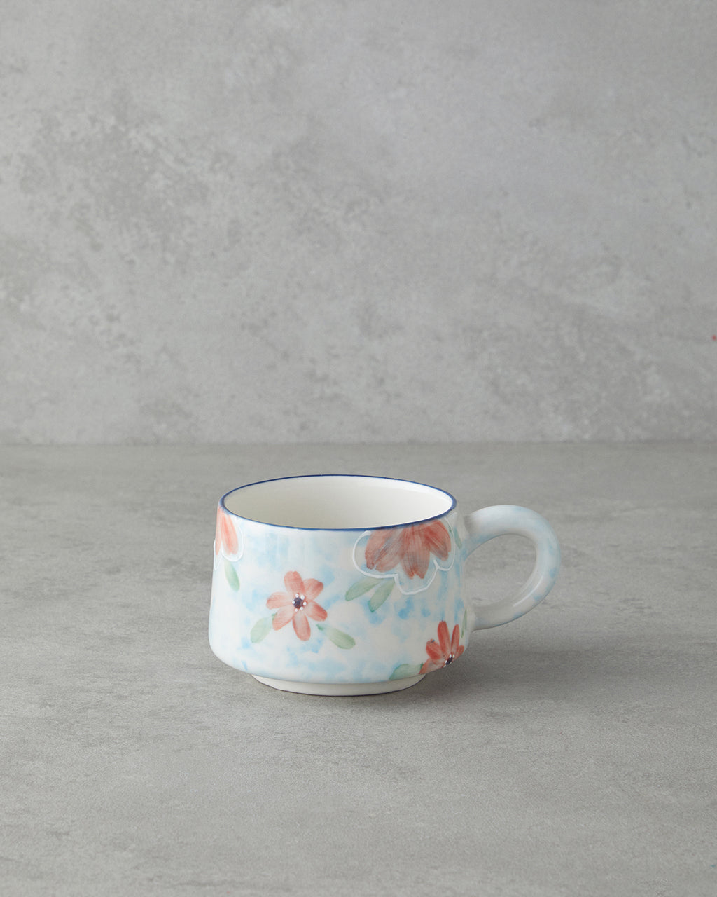 Ceramic Mug 260 ml Blue - Red - Green