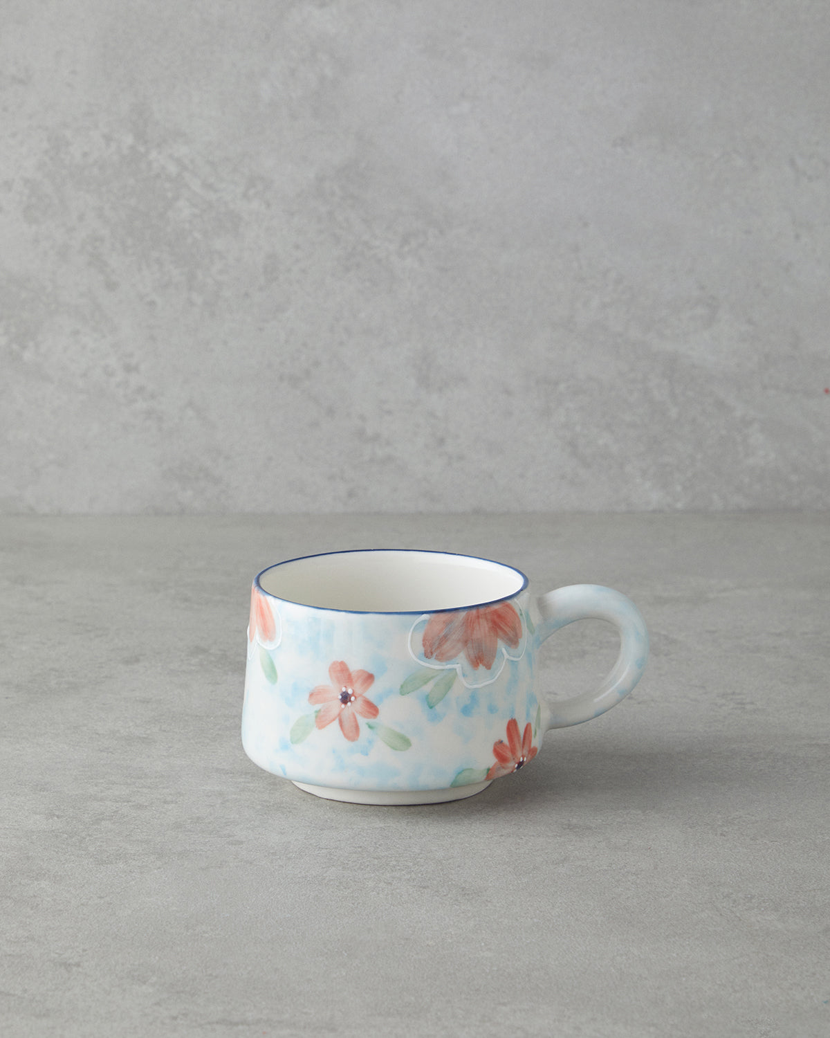 Ceramic Mug 260 ml Blue - Red - Green