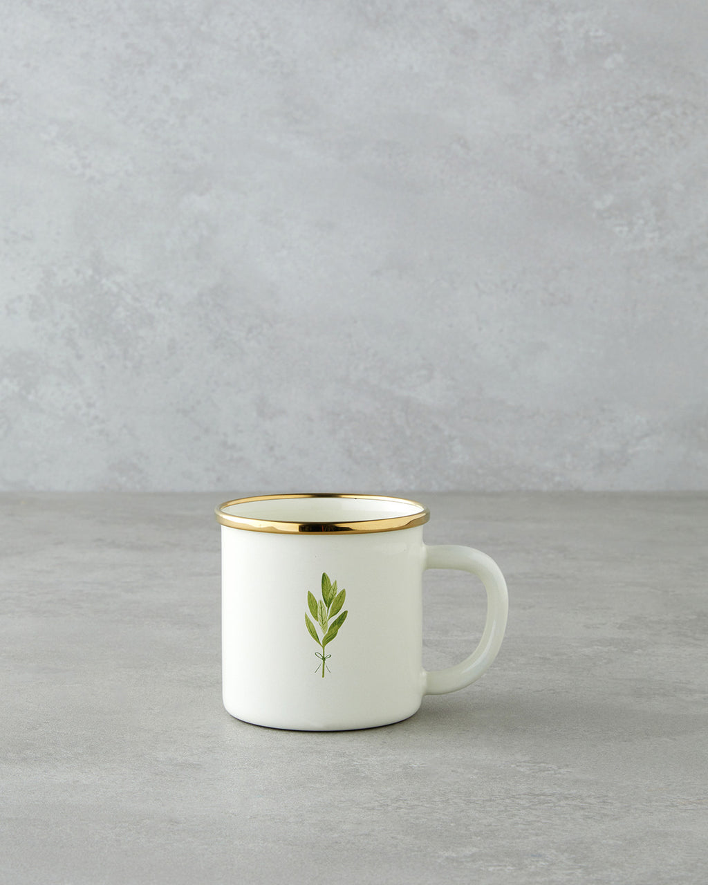 Sage Enamel Mug 350 ml Light Green