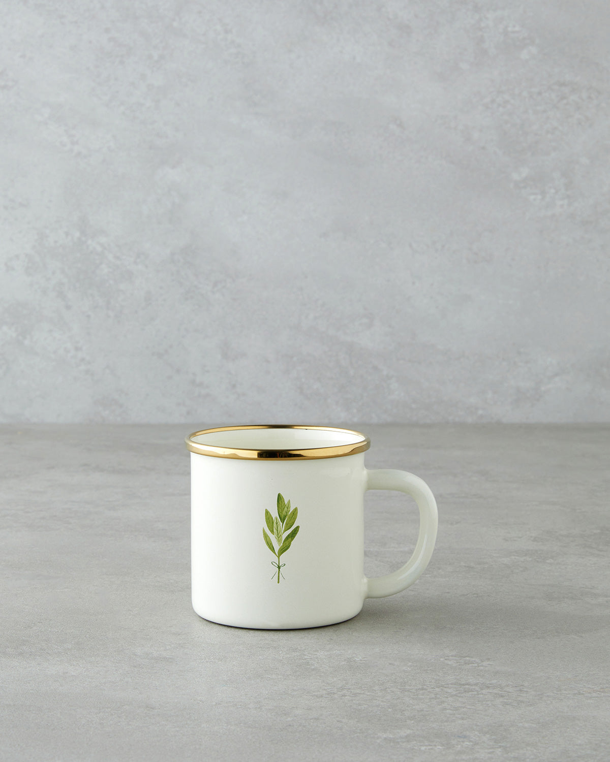 Sage Enamel Mug 350 ml Light Green