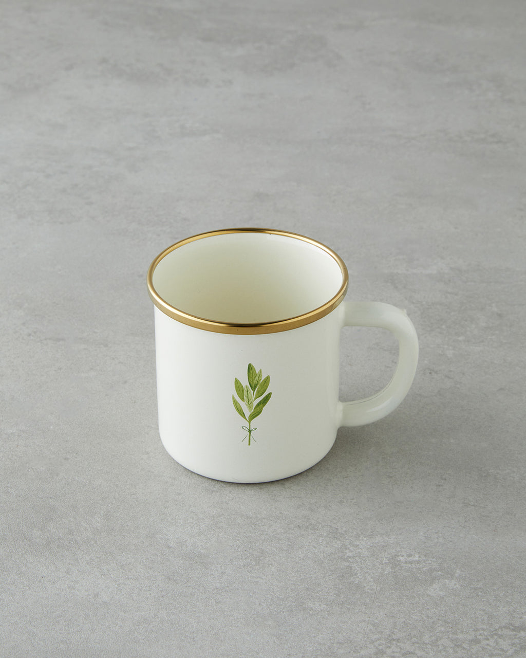 Sage Enamel Mug 350 ml Light Green (view 2)