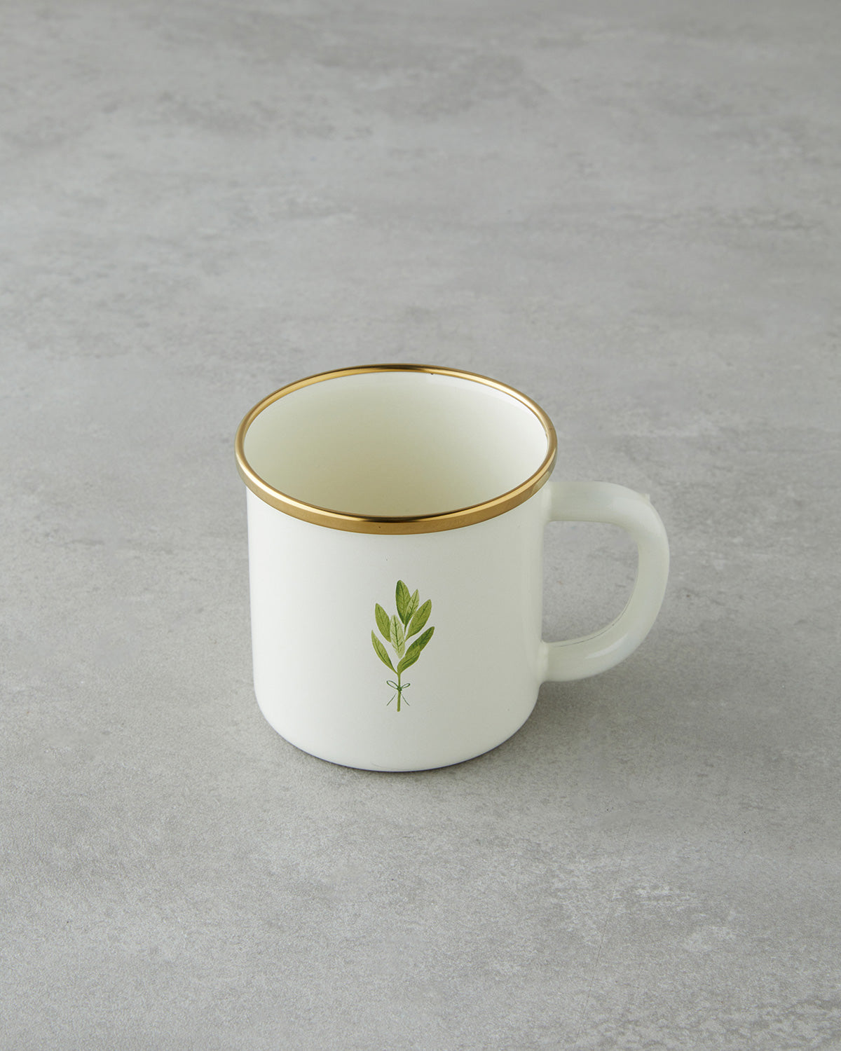 Sage Enamel Mug 350 ml Light Green (view 2)