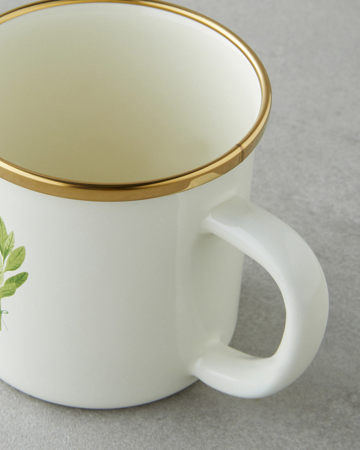 Sage Enamel Mug 350 ml Light Green (view 3)