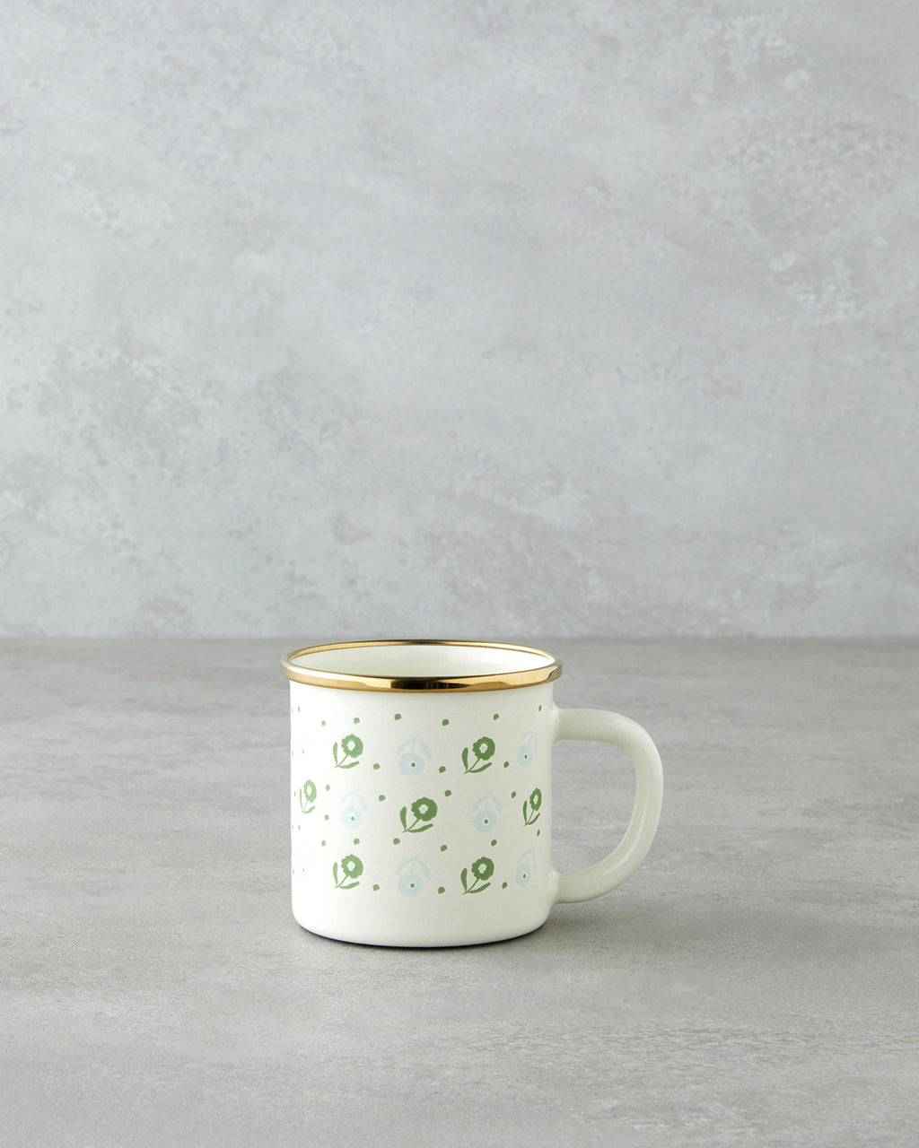 Lianis Enamel Mug 350 ml Green - Blue