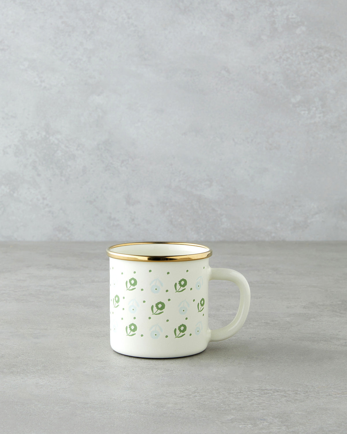 Lianis Enamel Mug 350 ml Green - Blue
