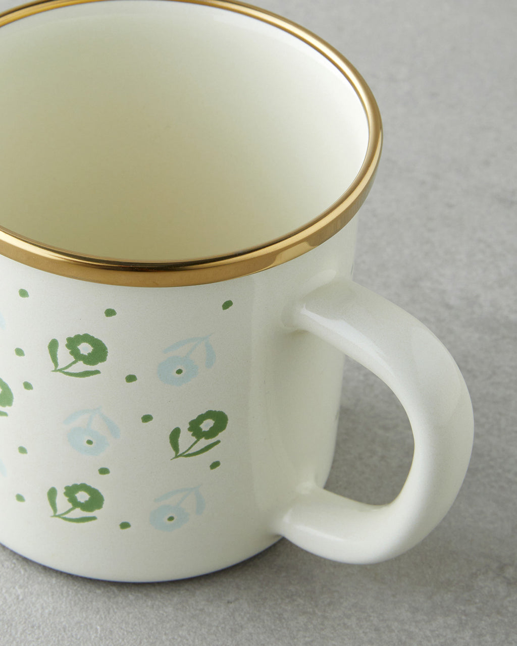 Lianis Enamel Mug 350 ml Green - Blue (view 3)