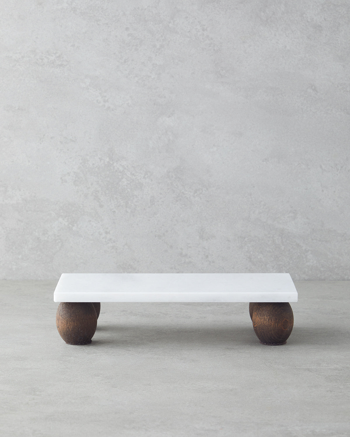 Elegant Marble Serving Ware 12x24 cm White
