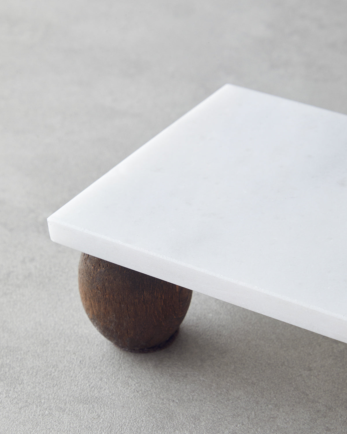 Elegant Marble Serving Ware 12x24 cm White (view 3)