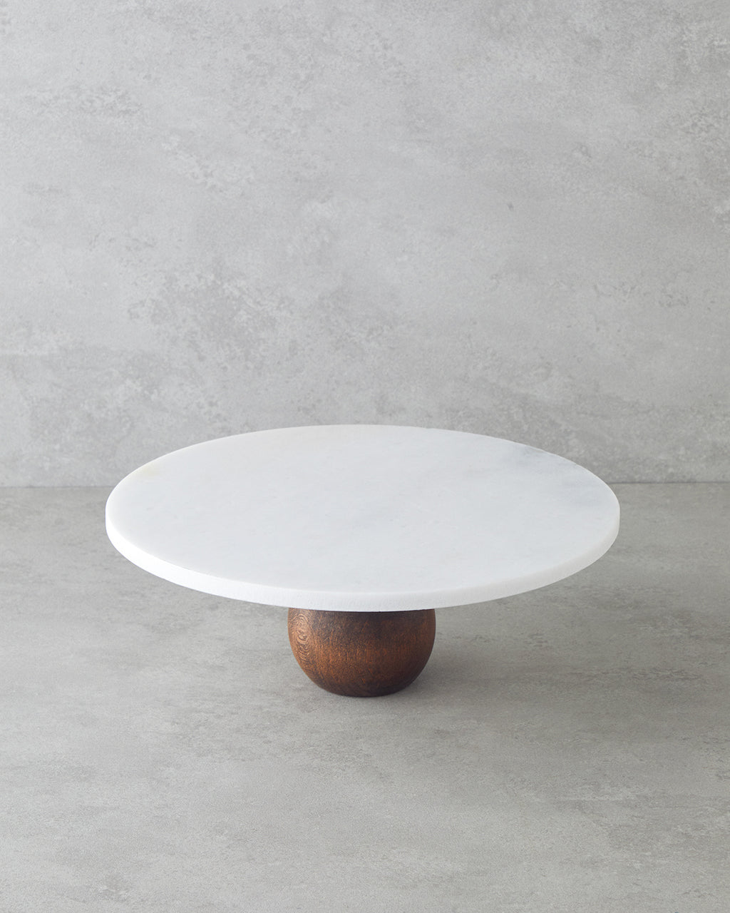 Elegant Marble Cake Stand 30 cm White (view 2)