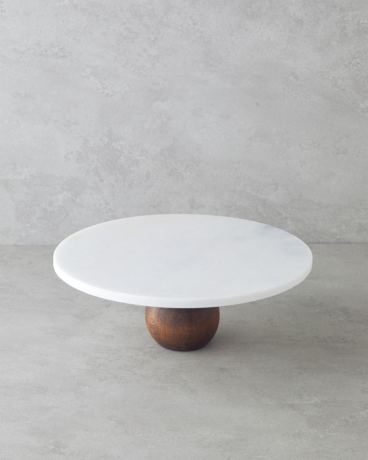 Elegant Marble Cake Stand 30 cm White (view 2)