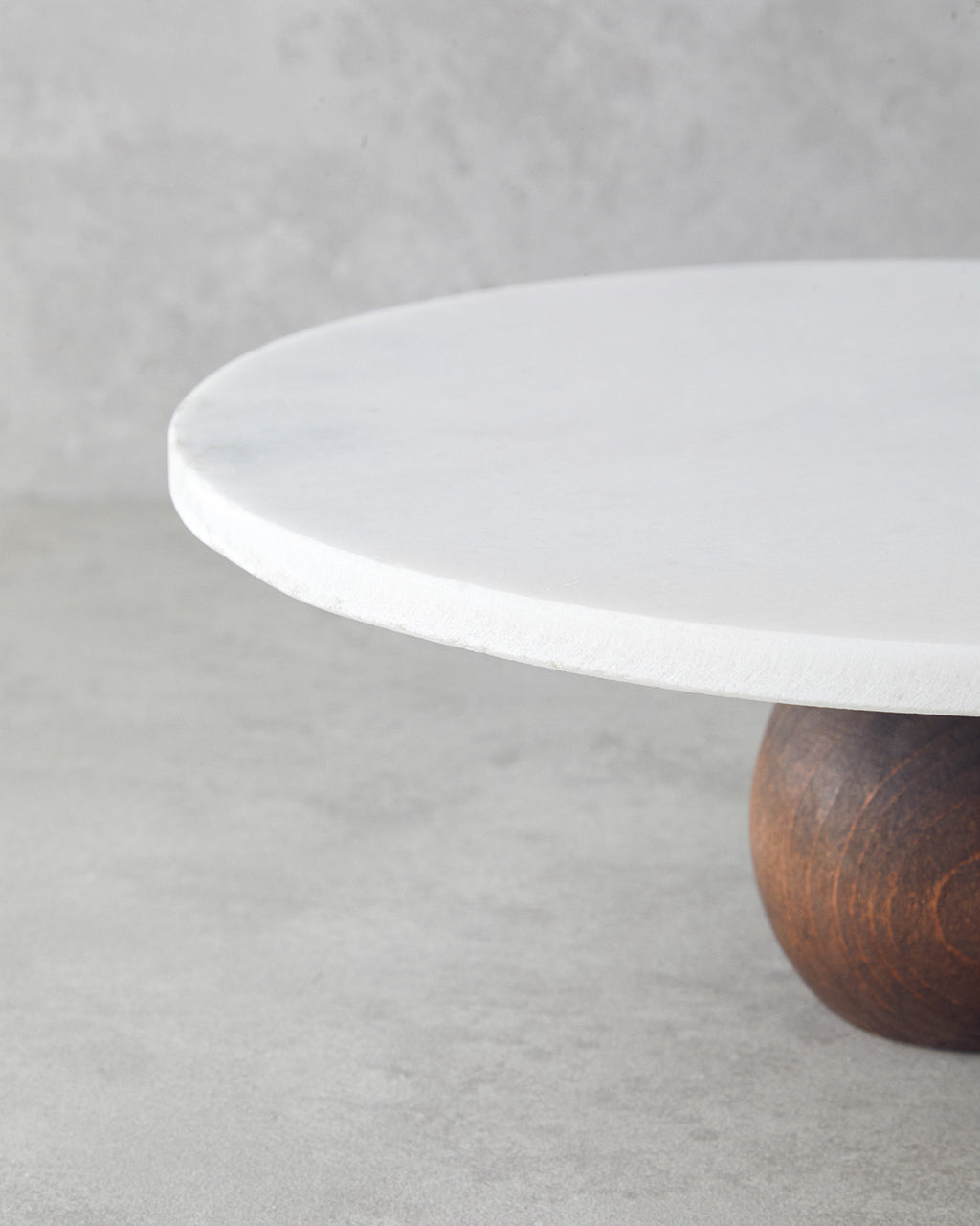 Elegant Marble Cake Stand 30 cm White (view 3)