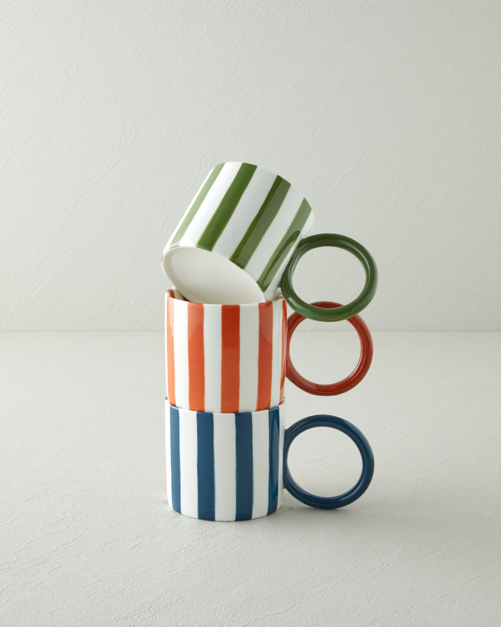 Boldy Lines New Bone China Mug 350 ml Green (view 4)