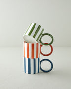 Boldy Lines New Bone China Mug 350 ml Green (view 4)