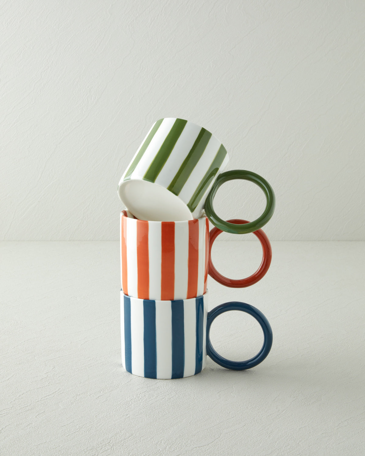 Boldy Lines New Bone China Mug 350 ml Green (view 4)