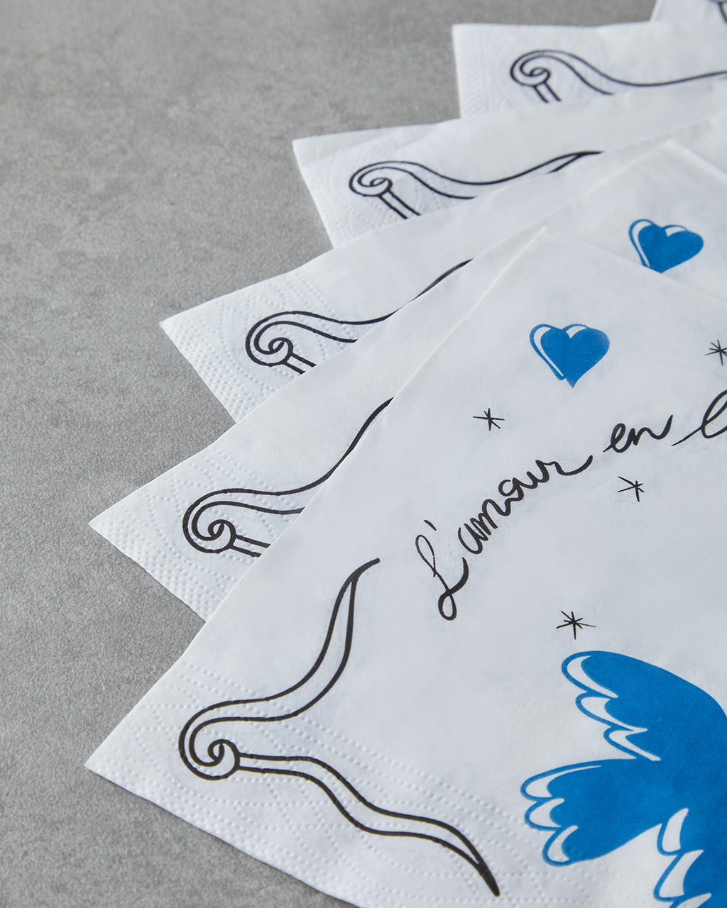 Skyglide Paper 20 pcs Napkin 33x33 cm Blue (view 2)
