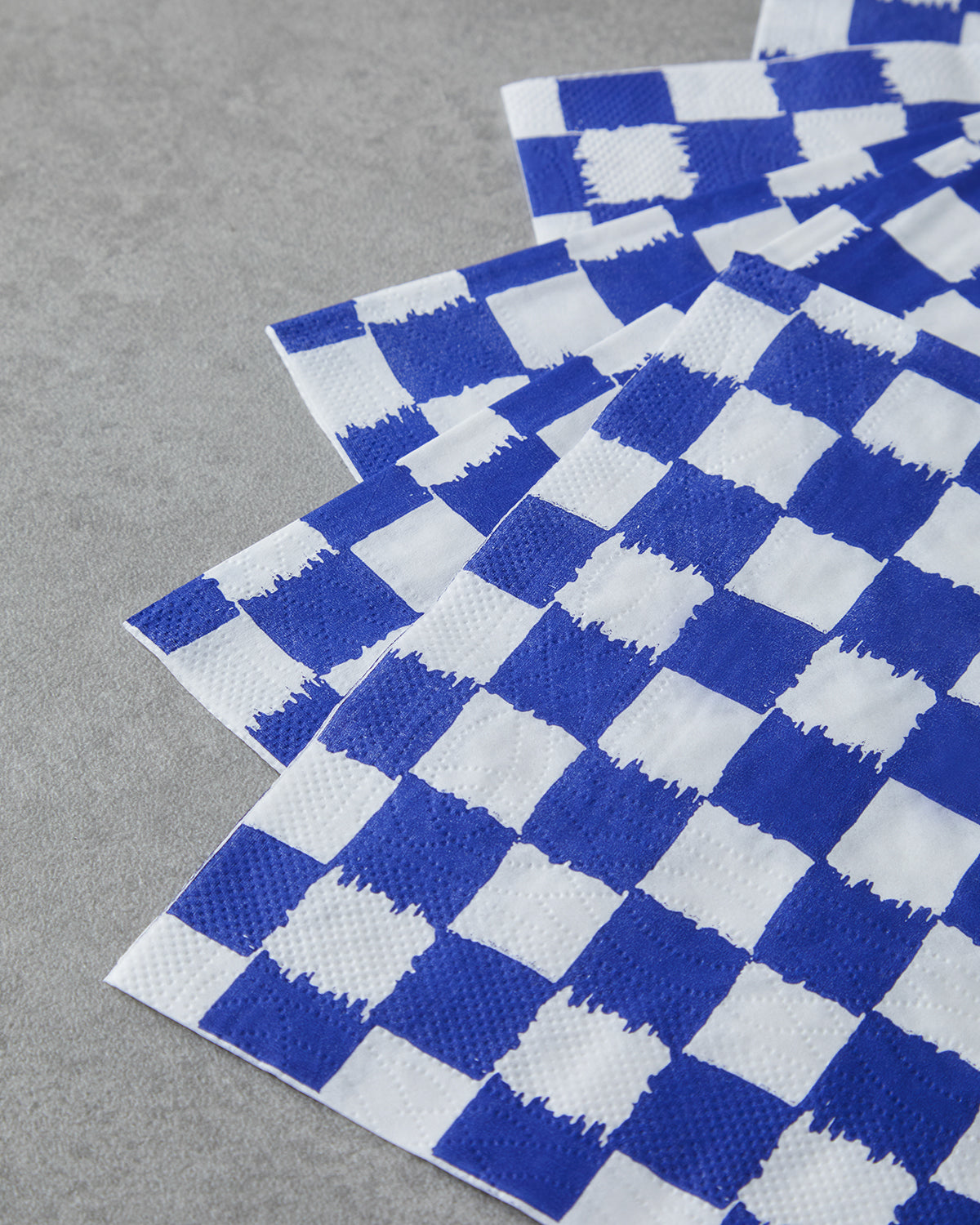 Squarify Dark Paper 20 pcs Napkin 33x33 cm Blue (view 2)