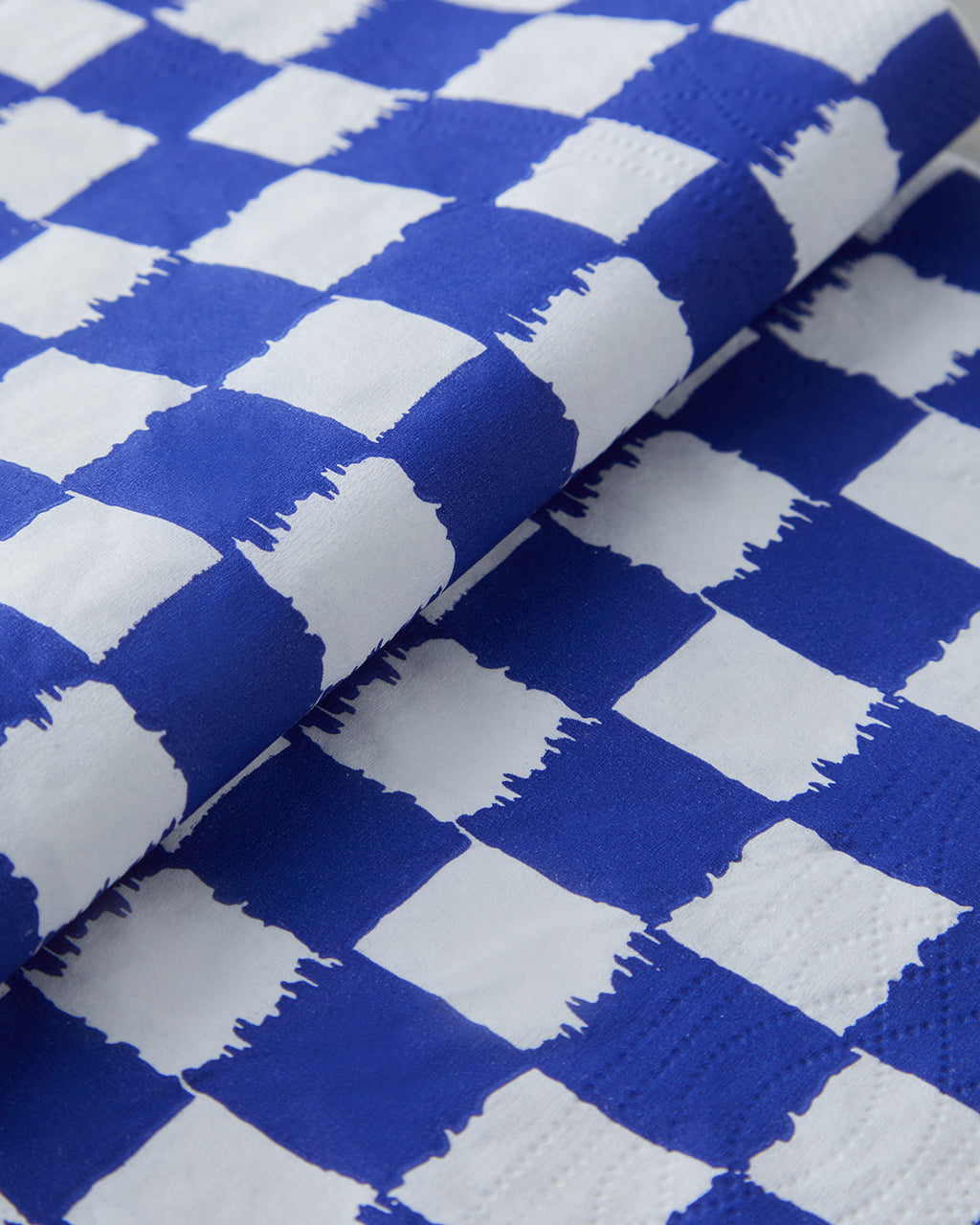 Squarify Dark Paper 20 pcs Napkin 33x33 cm Blue (view 3)