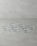 Luxe Glass 6 pcs Snack Bowl 9 cm Transparent