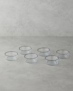 Luxe Glass 6 pcs Snack Bowl 9 cm Transparent