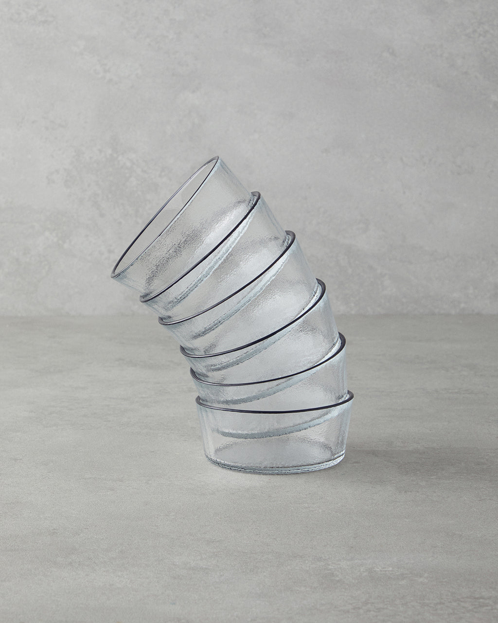 Luxe Glass 6 pcs Snack Bowl 9 cm Transparent (view 2)
