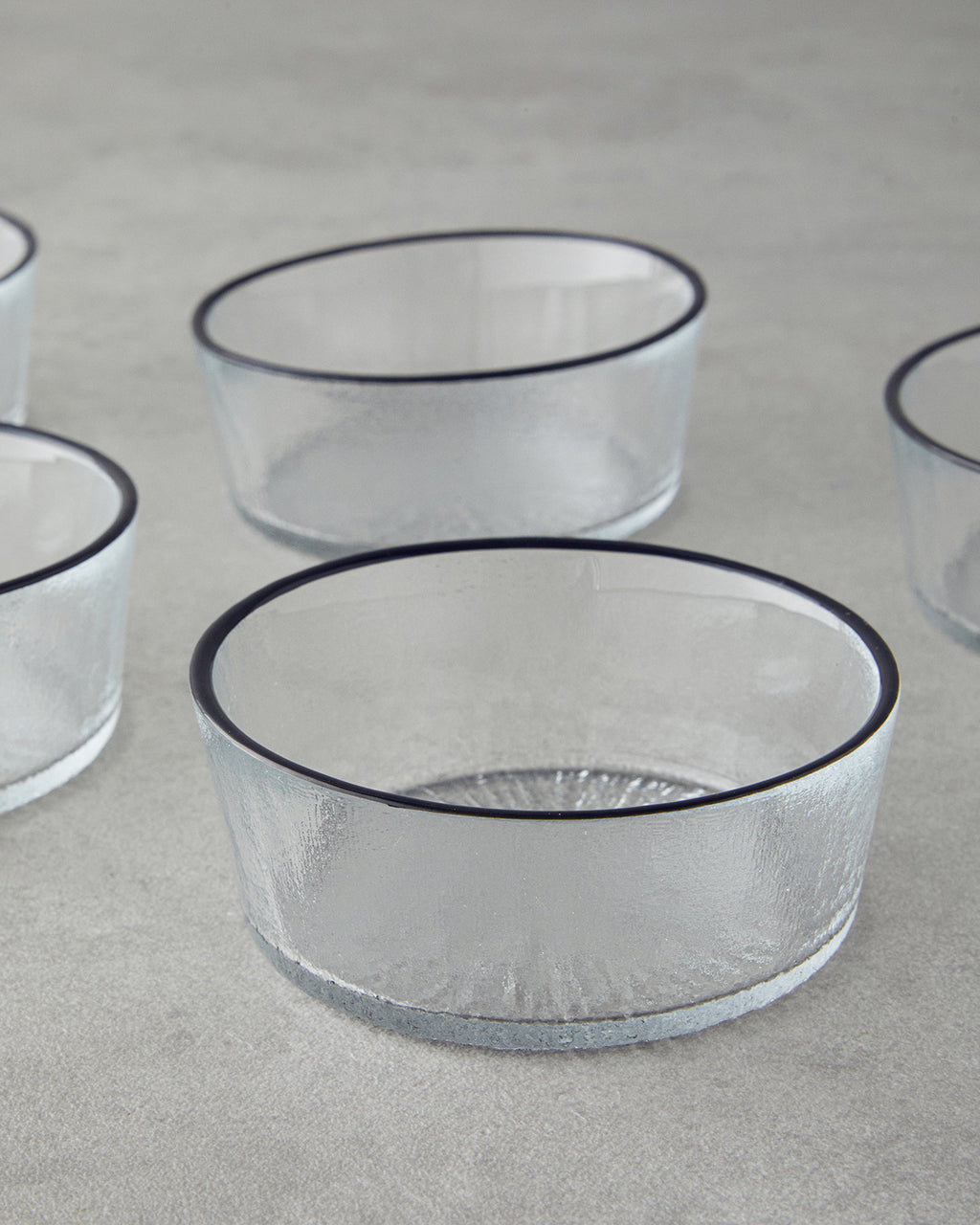 Luxe Glass 6 pcs Snack Bowl 9 cm Transparent (view 3)