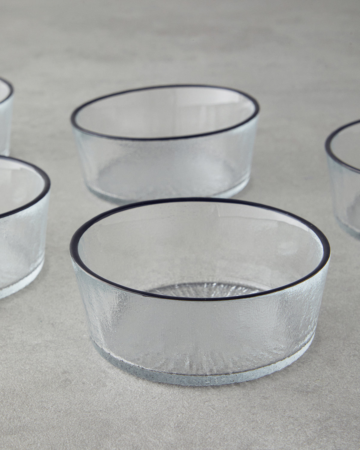 Luxe Glass 6 pcs Snack Bowl 9 cm Transparent (view 3)