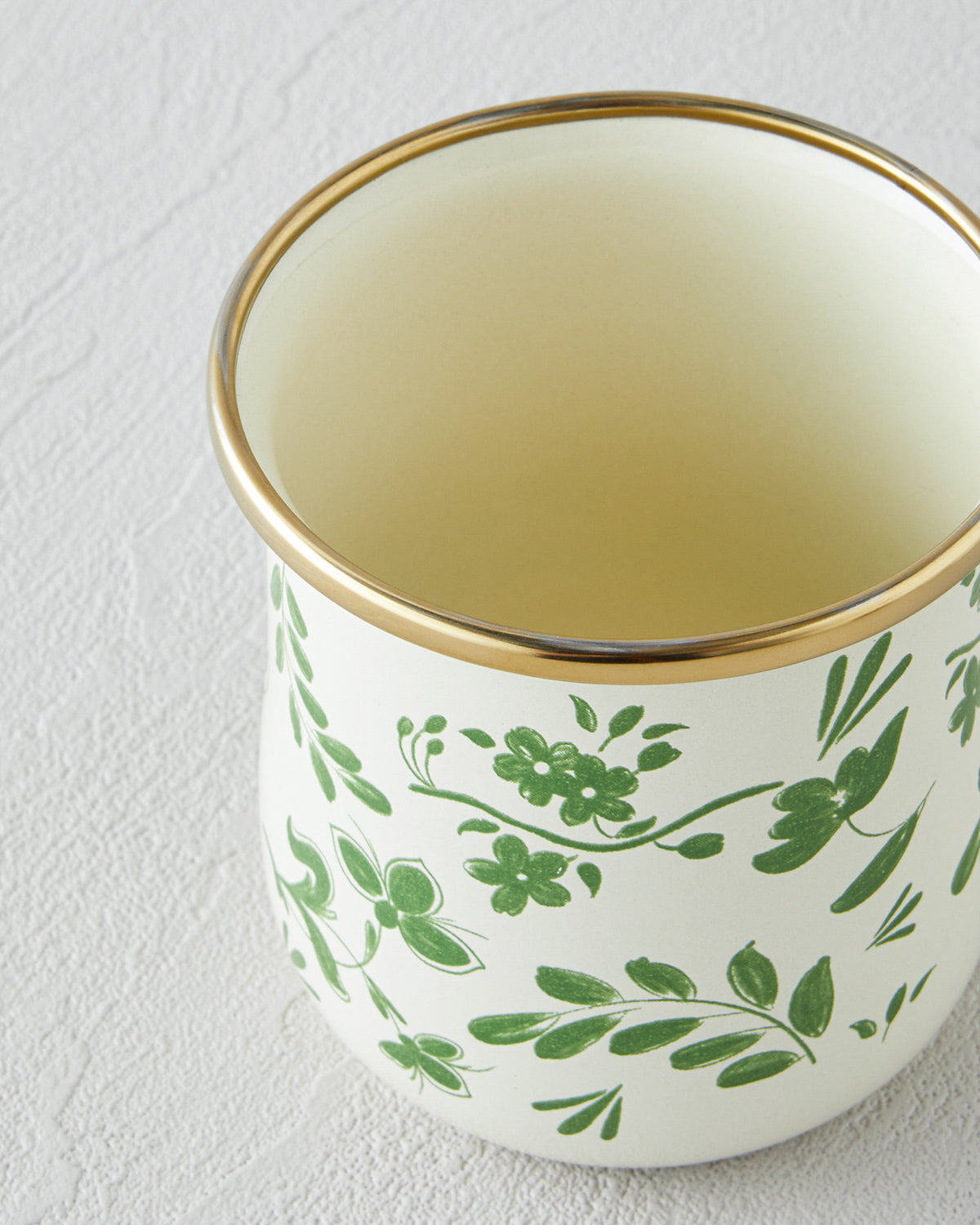 Leafscape Enamel Glass 350 ml Green (view 3)