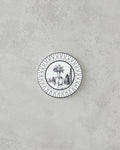 Arborelle Ceramic Coaster 10.8x0.8 cm Black - White
